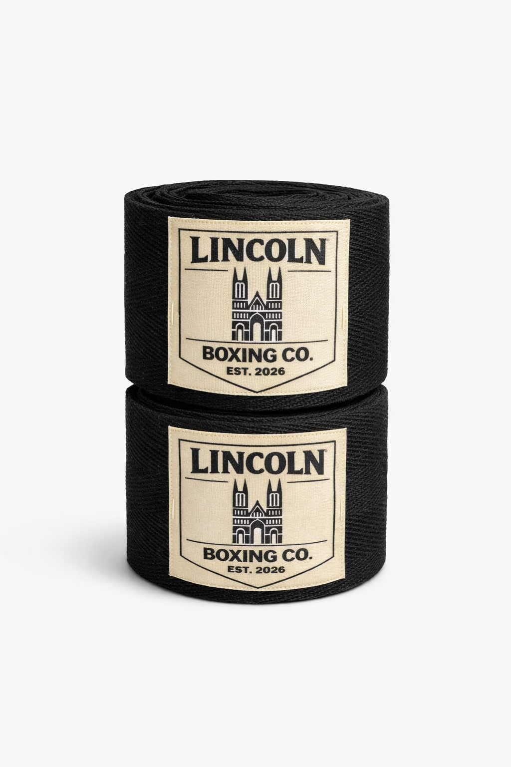 Lincoln Boxing Co. Hand Wraps 4.5m Black