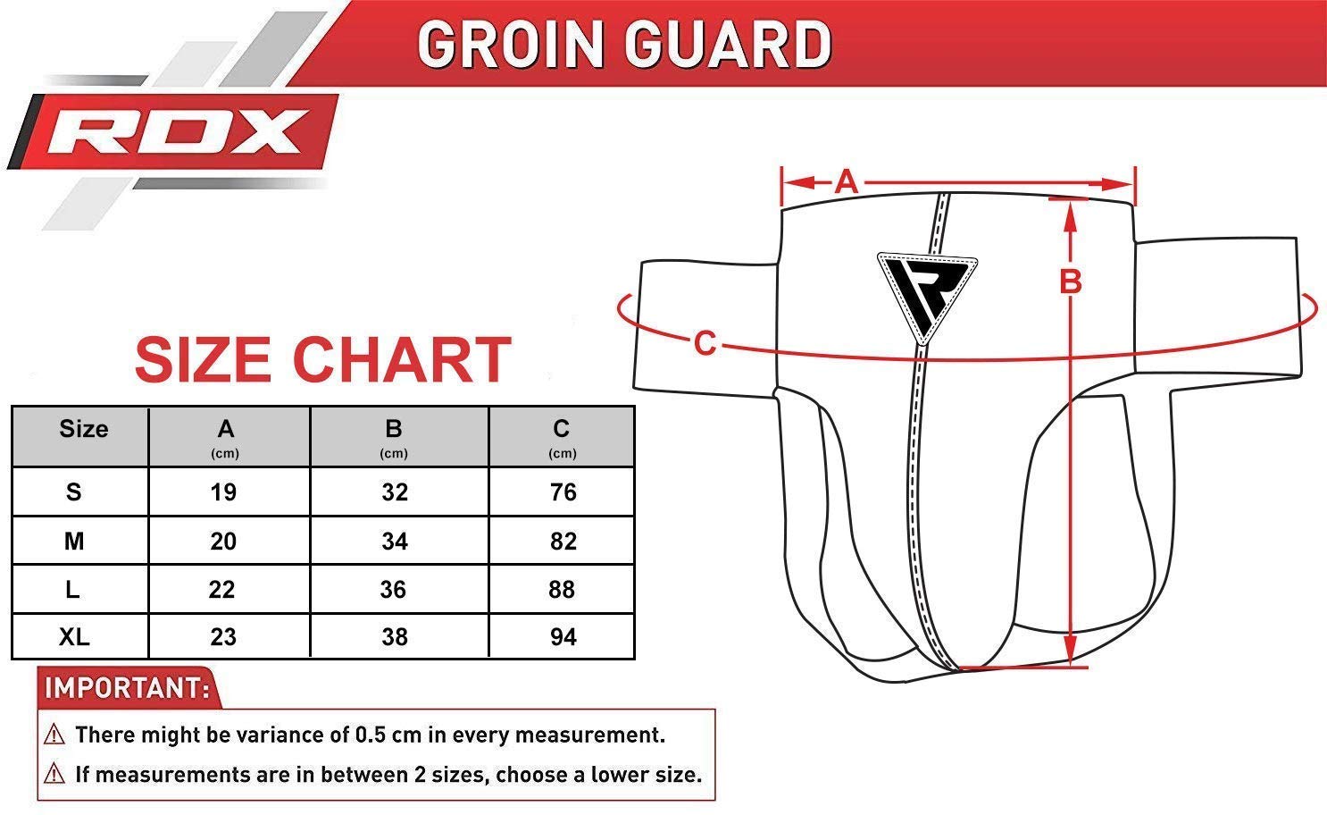 RDX Groin Guard Black - Image 2