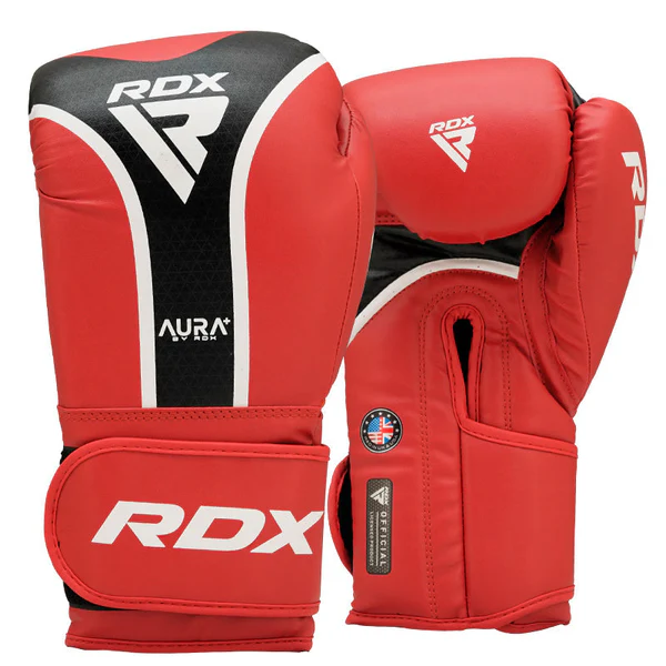 RDX Aura Plus T-17 Gloves Red