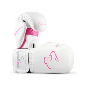 Bravose Alpha White & Pink Boxing Gloves